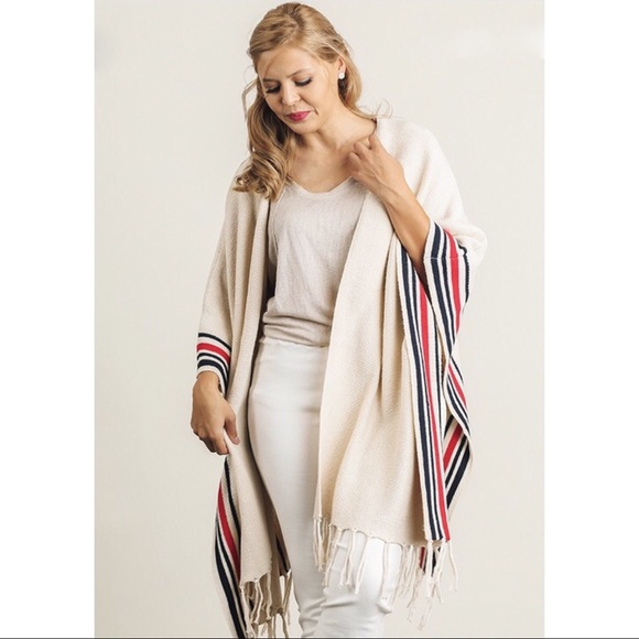 poncho style cardigan